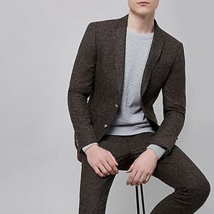 River Island Three Peice Wool Skinny Suit